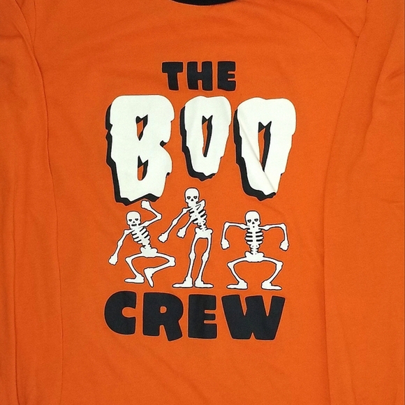 Halloween Family Pajamas "The Boo Crew" Skeleton Print Fleece PJ Set- Size Small - Picture 5 of 11